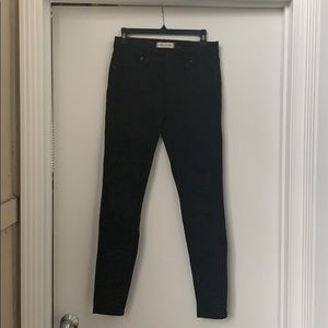 Madewell black skinny jeans size 26